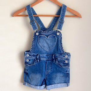 ⭐️HOST PICK⭐️& DENIM Youth Bib Overalls Jeans-Shorts 5-6: FREE IN BUNDLE OF 3+